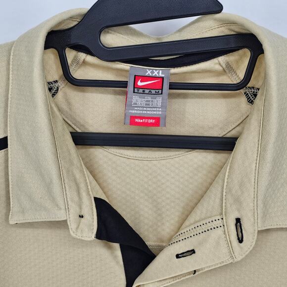 Nike Wake Forest University Collegiate Demon Deacons Gold Golf Polo Shirt XXL - Picture 4 of 8